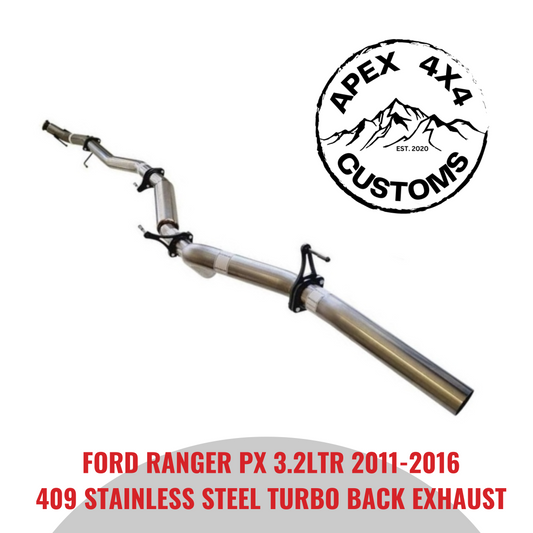 Ford Ranger Turbo Back Exhaust (PX1/PX2 2011-2016)