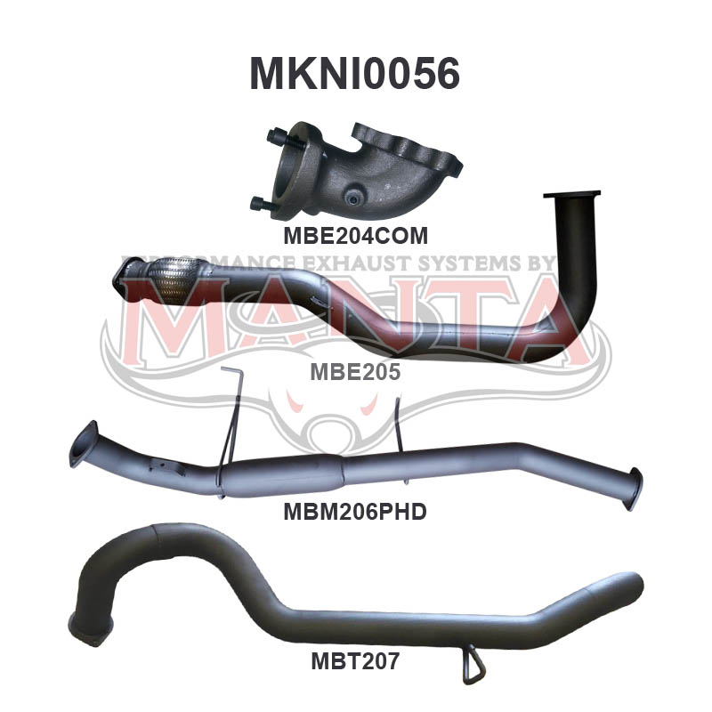 Nissan Patrol GU Manta Full Exhaust System (4.2L Turbo Diesel Wagon)