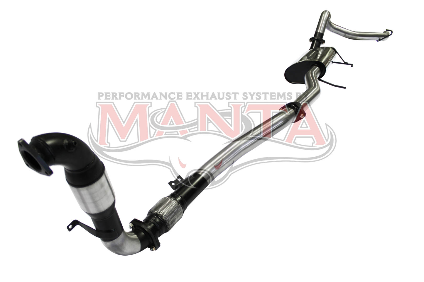 Nissan Patrol GU Manta Full Exhaust System (3.0L Turbo Diesel Wagon 2007 - 2017)