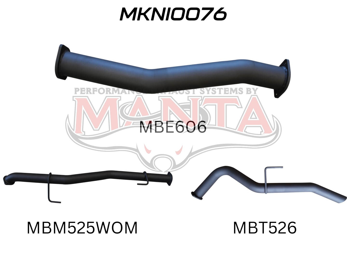 Nissan Navara Manta DPF Back Exhaust (D23 NP300 2015+)