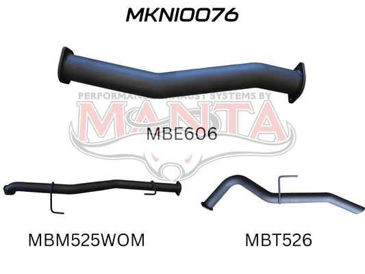 Nissan Navara Manta DPF Back Exhaust (D23 NP300 2015+)