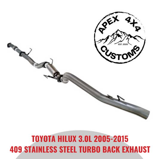 Toyota Hilux Turbo Back Exhaust (3.0L 2005-2015)
